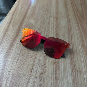 Reflective Red Sunglasses